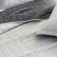 thumbnail image 2 of Great Bay Home Two-Tone Reversible Reversible Quilt Set With Shams  (Full / Queen, Light Grey / Dark Grey), 2 of 4
