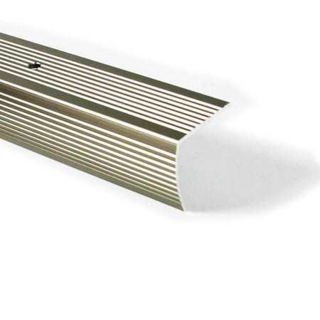 

M-D Building Products 43878 M-D Fluted Stair Edging 36 in L W X 1-1/8 in H Aluminum Pewter Pack of 1