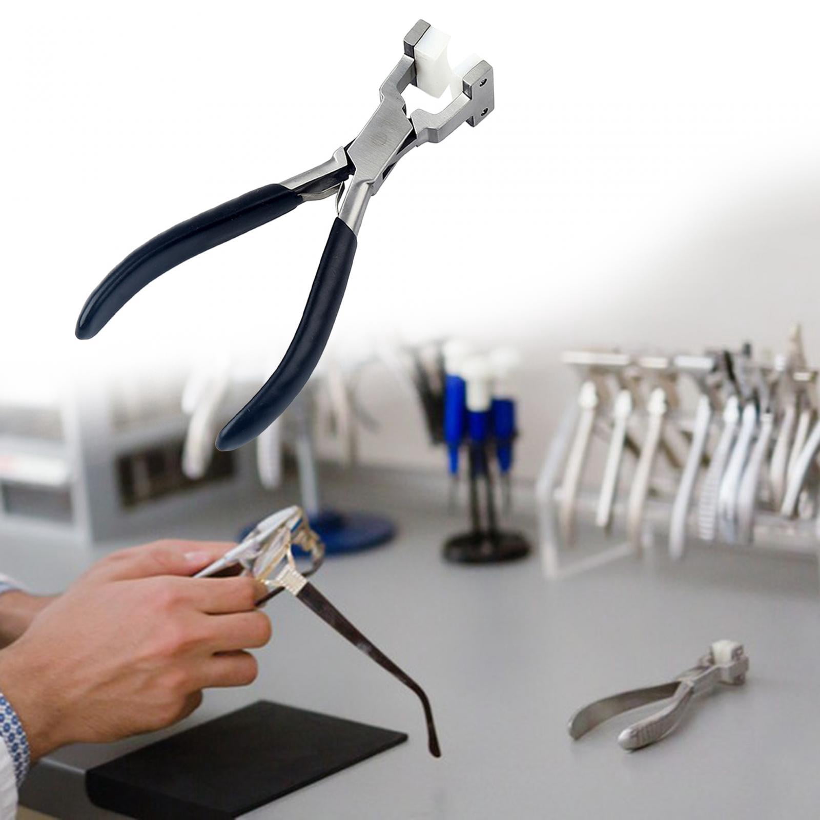 FVDPWYE Double Nylon Jaw Pliers Jaw Plier Anti Rust Steel Bead Crimping Plier Jewelry Style C