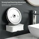 thumbnail image 2 of Bearachild Esponja soporte cajón baño doble capa almacenamiento fregadero bandeja organización secado organizador escurridor Juegos de accesorios de baño Blanco Bearachild HA065187-01, 2 of 6