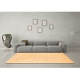 thumbnail image 3 of Ahgly Company Indoor Rectangle Solid Orange Modern Area Rugs, 7' x 10', 3 of 4