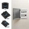 thumbnail image 4 of 6Pcs Torque Hinge, 40x40x9mm Nylon Adjustable Position Control Hinges (4mm Hole), 4 of 6