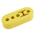 thumbnail image 1 of Soporte de escape de goma amarilla de 4 agujeros, 1 of 1