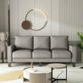 thumbnail image 5 of ARCTICSCORPION 2 Pieces Living Room Sofa Set, Modern Sectional Sofa Include 3-Seat Couch and Loveseat, Fabric Upholstered Sofa Furniture for Apartment, Dorm and Small Space, Light Gray (2+3 seat), 5 of 7