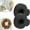 Black, variant on Duslogis Suction Cup Hooks for Door Wreaths, Multipurpose No Drill Heavy-Duty Suction Cup Hooks for Shower, Hanging Towels, Bathroom, Shower Doors, Tile, Mirrors, Holiday Use (Gold, 2Pcs)