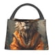 thumbnail image 1 of Fotbe Jungle Meditating Lion Bolsa Térmica Portátil con Estampado, Bolsa de Entrega de Alimentos Aislada, Bolsa Reutilizable de Gran Capacidad para Comidas y Supermercado, 1 of 6
