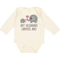 thumbnail image 3 of Inktastic My Glamma Loves Me Grandchild Boys or Girls Long Sleeve Baby Bodysuit, 3 of 5