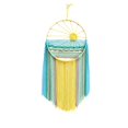 Kiplyki Macrame Sun Wall Decor Hanging Tapestry Sunrise Sunset Wall Art