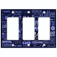 thumbnail image 2 of Metal Light Switch Plate Cover Cafe Diner Coffee Sign Blue Black COF042, 2 of 13