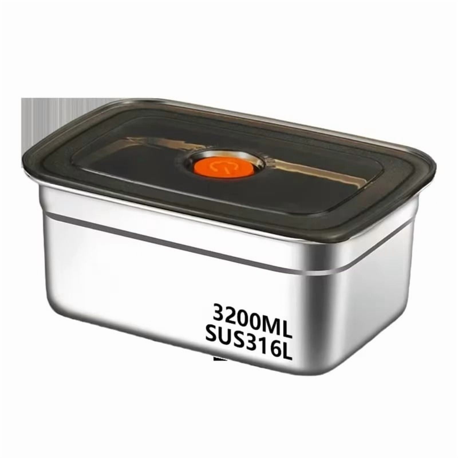 High Quality Stainless Steel Camping Lunch Box Sealed Refrigerator Freezer Storage Box Leak-proof Microwave Suitable Bento Box