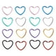 thumbnail image 2 of 16pcs anillos de Piercing de Acero inoxidable Labret labio tragus Multicolor Sunnimix Anillo de aro de nariz, 2 of 8