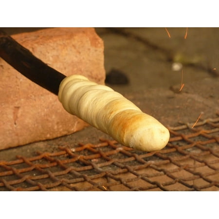 Stone Bread Oven LAMINATED POSTER Fire Food Baking Rustic Bread Stone Oven Charcoal Poster Print 24 x 36 ()