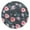 White-47, variant on Outdoor Waterproof Tablecloth with Umbrella Hole and Zipper,Pioneer Colorful Floral Round Reusable Durable Decor Table Cover for Party Picnic Patio 60×60 Inch