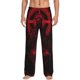 thumbnail image 1 of Fotbe Red Gothic Skeleton Throne Pantalones de Pijama para Hombre, Pantalones de Dormir, Pantalones de Casa con Cintura Ajustable y Bolsillos-X-Large, 1 of 6