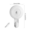 thumbnail image 3 of Gancho de Pared Adhesivo Fuerte Ytj241218010 | Gancho Giratorio de Abs, Sin Perforaciones Ni Marcas | Resistente para Baño, Cocina y Dormitorio | Organizador Multiusos para Colgar En El Hogar, 3 of 6