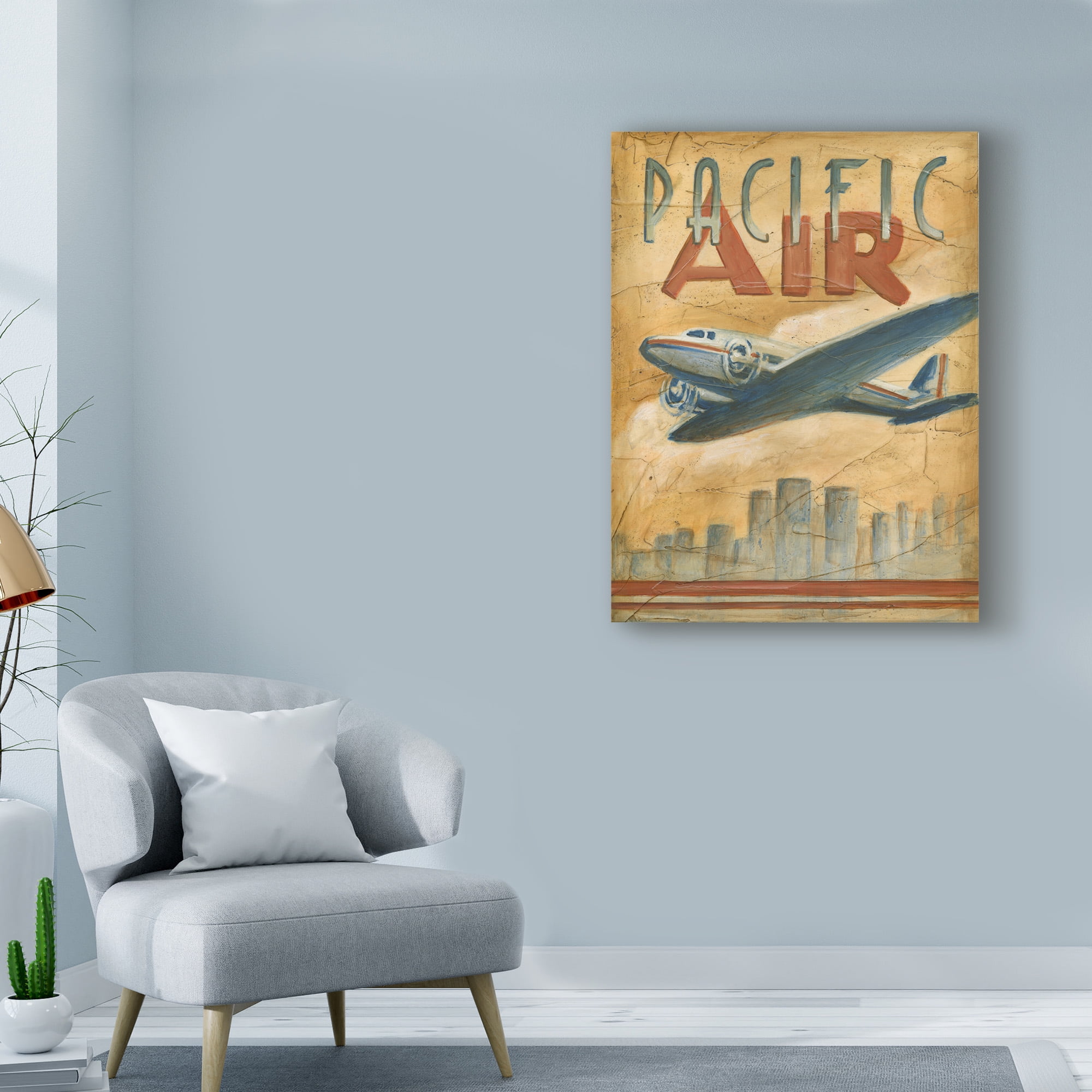 Trademark Fine Art 'Pacific Air' Canvas Art by Ethan Harper
