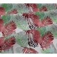 thumbnail image 6 of oneOone Viscose Jersey Red Fabric Leaves Sewing Fabric By The Yard Printed Diy Clothing Sewing Supplies 60 Inch Wide-F5, 6 of 7