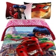 thumbnail image 1 of Miraculous Ladybug Bedding Set Be Miraculous Comforter and Sheet Set, 1 of 4