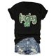 thumbnail image 2 of Camiseta de cuello redondo con estampado del Día de San Patricio, camiseta informal de manga corta para las cuatro estaciones, ropa de mujer, top deportivo de ocio, 2 of 8