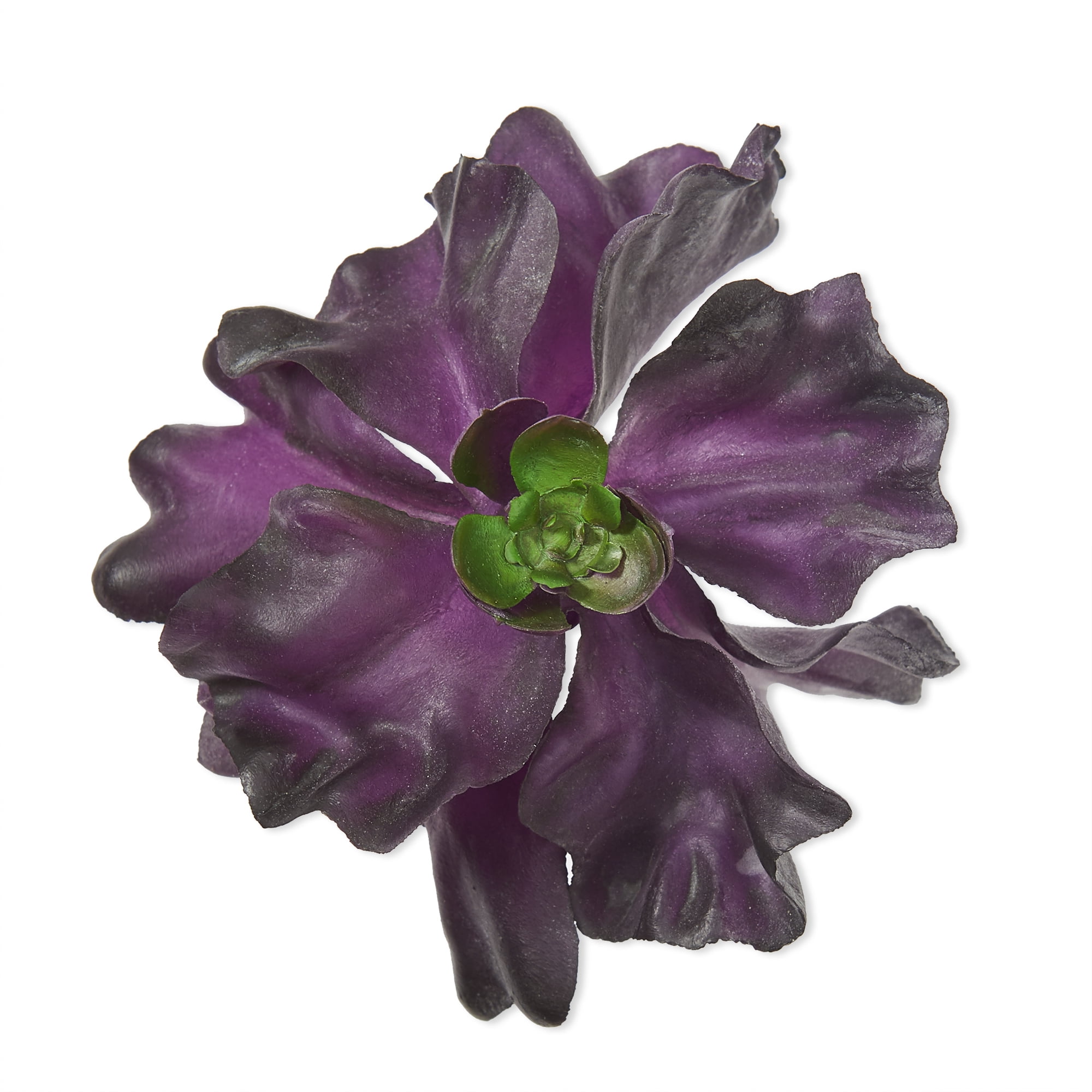 Mainstays Artificial Succulent Pick 3 inch x 3.5 inch Purple Ruffle