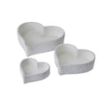 thumbnail image 2 of Hill Interiors Ceramic Heart Decorative Bowl (Pack of 3), 2 of 4