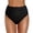 Black, variant on Side Tie Women's Wide Band High Waist Triangle Swimsuit Bottoms For Yoga And Athletic Activities Black,S