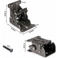thumbnail image 2 of Bisagras autoblocantes de 2 piezas, accesorios para patas de soporte plegables, plegable B, 2 of 5