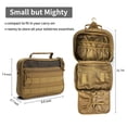 thumbnail image 3 of Neceser VELVEBAG para hombre, impermeable, de viaje, kit Dopp, color caqui, 3 of 4