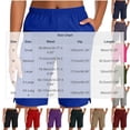 thumbnail image 3 of MYAOYI Womens Pull-On Bermuda Shorts with Pockets Straight Leg Walking Shorts, 3 of 7