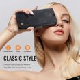 thumbnail image 6 of YEYKX Phone Case for Google Pixel 8A 6.1-inch Magnetic Wallet Phone Case Protective Leather Case with Card Holder Function Shockproof Flip Case,Black,For Google Pixel 8A, 6 of 9