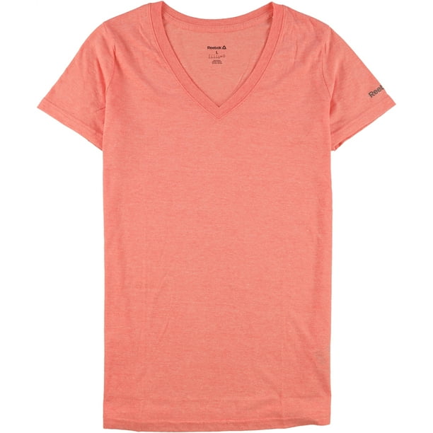 Reebok Solid Basic playera para mujer, naranja, pequeño
