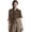 Brown, variant on Medieval Post Apocalyptic Scarf Renaissance Shawl Triangle tassel for Men and Women