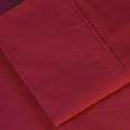 thumbnail image 5 of Superior Tierney Cotton Percale Deep Pocket Sheet Set, King, Burgundy, 5 of 6