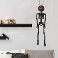 thumbnail image 6 of GiLiling Halloween Skeleton Pumpkin Head Hanging Decor​​ | Human Bone Display for Haunted House Porches, Gothic Entryway Scenes, and Spine-Chilling Atmosphere Enhancement, 17.7x4.7inches, 6 of 8