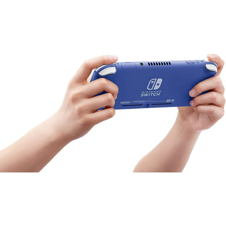 Nintendo Switch Lite, Blue Handheld Gaming System, Refurbished