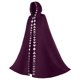 thumbnail image 4 of Capas renacentistas, capas renacentistas, pañuelos en la cabeza y trajes lunares estampados mensualmente (talla L verde), 4 of 4