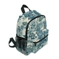 thumbnail image 2 of FORMRS School Backpack with Front Zippered Pocket 12" Student Travel Daypack, Green Flourishing Garden, 2 of 6