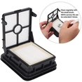 thumbnail image 3 of 8 Pack Replacement Parts for Bissell CrossWave Series 1785, 2306, 2551, Includes 4 Multi-Surface Brush Rolls + 4 HEPA Filters, Compatible with 1608683, 160-8683, 1608684, 3 of 8