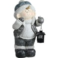 thumbnail image 2 of Northlight Little Boy Holding a Tea Light Lantern Christmas Figure - 18.5" - White and Gray, 2 of 2