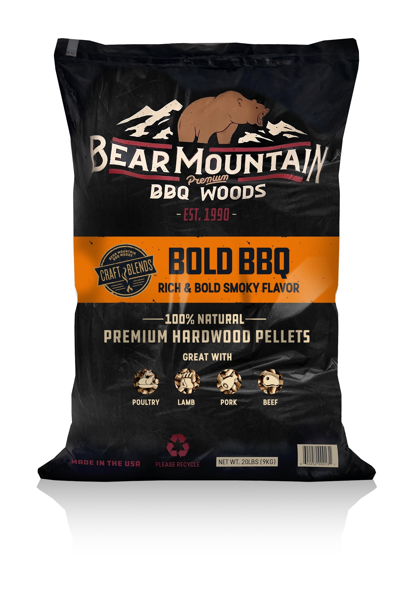 Bear Mountain BBQ - Bold BBQ Craft Blends® BBQ Pellets