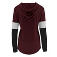 thumbnail image 5 of Women Pullover Hoodie, Color Blocking Pullover Long Sleeve Top Easy Pairing Comfortable And Breathable Soft Fabric For Office Work ANGGREK Cocina, Decoración y Otros, 5 of 5