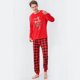 thumbnail image 5 of Pijamas de Navidad Para La Familia Trajes A Juego Hombres Papá Impreso Blusa Tops + Pantalones Conjunto de Navidad Odeerbi ODB189271, 5 of 9