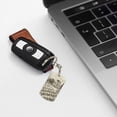 thumbnail image 6 of Goofa Vineyard Landscape Printed Rectangular Metal Keychain Bag Charm Floral Charm for Purse Keys Metal Keyring Gift for Women Accessories, 6 of 7