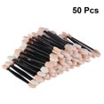 thumbnail image 5 of CIMAXIC 50 Pcs Eyeshadow Brushes Disposable Dual Sided Cosmetic Brushes Eye Shadow Makeup Application Brushes Makeup Tools,2.56"X0.2"X0.12", 5 of 5
