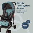 thumbnail image 2 of Carriola para bebe y Portabebe para auto - Cinturón de 5 puntos - Canasta Porta Objetos - Compacta, Liviana y Plegable Bebesit  Cinturón de 5 puntos, 2 of 10
