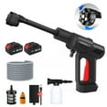 thumbnail image 2 of Seneo 21V Electric Power Jet Water Wash Cleaner, Portable Cordless Pressure Washer, Electric Car Washer Gun with Rechargeable 6-in-1 Nozzle and Makita Battery, 2 of 12