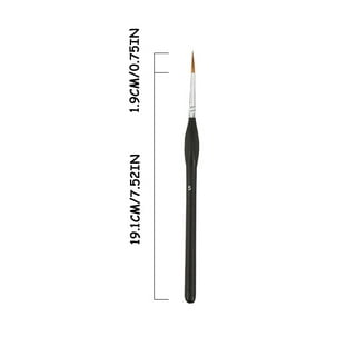 Small Paint Brush Miniature Brushes. Fine Tip Series 4pc 000 Paintbrushes Set for Art Watercolor Acrylics Oil - Model Craft Warhammer Airplane Kits