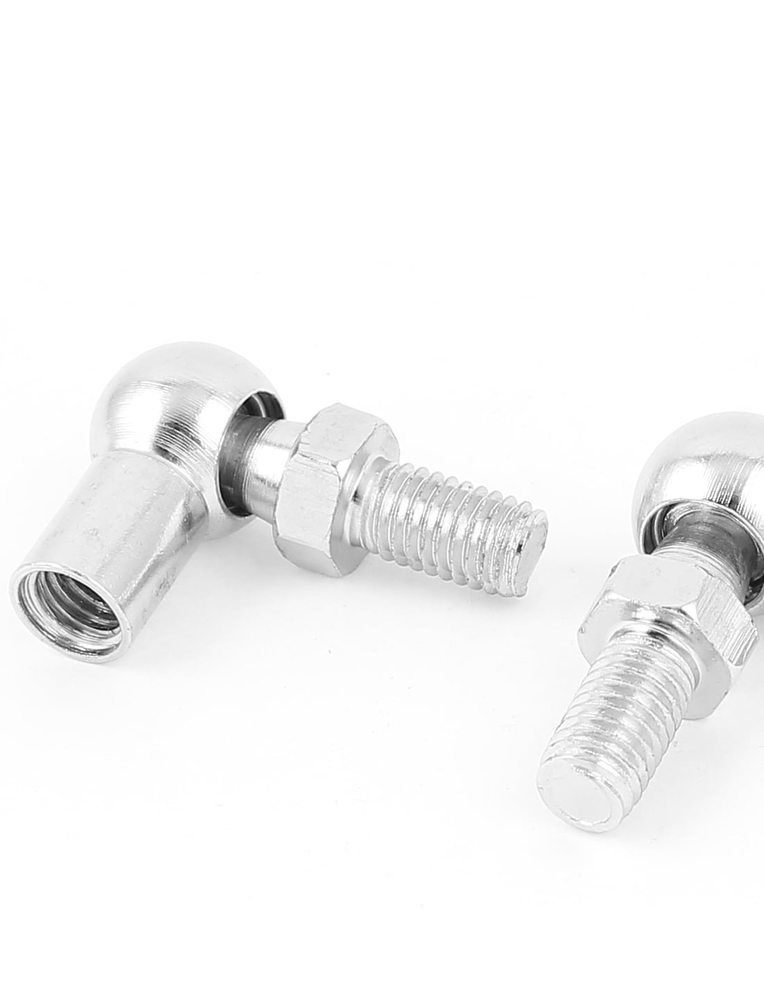 8mm Male 8mm Female Thread L Shaped Ball Joint Rod End Bearing 4Pcs