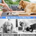 thumbnail image 4 of Pet Placemat, 18.9" X 11.8" Pet Feeding Mat Tray,Dog & Cat Feeding Mats for Prevent Food and Water Overflow,with Raised Edges Silicone Mat,Grey, 4 of 8