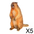 thumbnail image 1 of Kits de juguetes de animales,Kits de estatuas de animales de simulación para adultos y niños,Figura de modelo animal para decoración del hogar,juguete de marmota,Figuras de animales, 1 of 8
